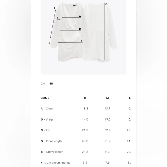 Zara Fitted Waist Poplin Dress - Picture 5 of 5